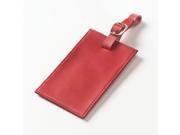Clava Oversized Rectangular Privacy Flap Leather Luggage Tag