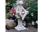 The British Reading Fairy Garden Statue