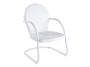 Crosley GriffithMetal Chair in White