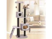 Multi Level 2 Post Vertical Tower with 2 Hide Aways and Swatting Toys