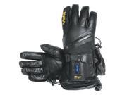 Men s Waterproof Heated Leather Gloves