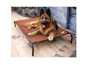 Coolaroo 434410 3ft 6in x 2ft 6in Large Steel Framed Pet Bed Terracotta Cover
