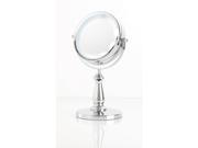 LED Vanity Makeup Mirror w 5X True Image View by Danielle Creations