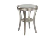 2 Tier Accent Table with Beveled Mirror Top by Coast to Coast