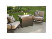 Outdoor Greatroom PROV 1224 MNB K Providence Marbelized Noche Crystal Fire Pit Table with Black Metal Base
