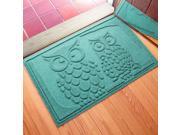 Owls Water Hog Doormat with Polypropylene Face and SBR Rubber Backing for Indoor and Outdoor Use