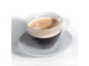 BergHOFF Frosted Glass Cup Saucer Set