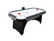 Hathaway Silverstreak 6 Scratch Resistant Air Hockey Table with 110 V Blower Motor and Arched Pedestal Legs