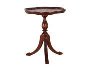 Carved Scalloped Round Table
