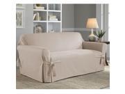 Serta Relaxed Fit Cotton Duck Slipcover for Loveseat