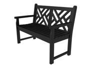 Chippendale 48 Inch Outdoor Bench