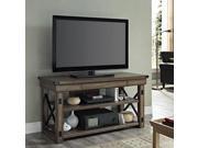 Altra Furniture Wildwood Rustic TV Console with Metal Frame
