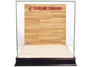 NBA Basketball Display Case with Cleveland Cavaliers Logo On Court