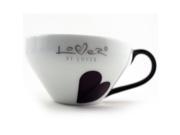 Lover Inspired 5.31 Porcelain Dishwasher and Microwave Safe Tea Cups Set of 2