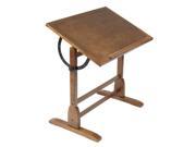 Vintage Drafting Table Rustic Oak
