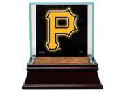 MLB Glass Ball Case with Authentic Field Dirt Pittsburgh Pirates