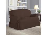 Serta Relaxed Fit Cotton Duck Slipcover for T Loveseat