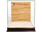 NBA Basketball Display Case with LA Clippers Logo On Court