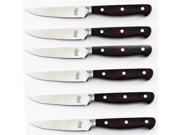 Pakka Corrosion Resistant Stainless Steel Steak Knife Set by BergHOFF 6 Pieces
