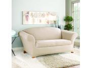 Sure Fit Stretch Suede Loveseat 2 Piece Bench Seat Slipcover