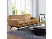 Engage Leather Sofa by Modway