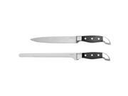 Orion Hand Sharpened Stainless Steel 2 Piece Carving Knife Set with Forged Handles by BergHOFF