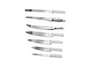 7 Piece Stainless Steel Ergonomic Cutlery Set with Polypropylene Handles by BergHOFF