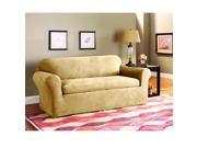 Sure Fit Stretch Suede Sofa 3 Piece Bench Seat Slipcover