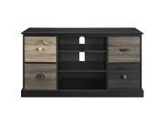 Blackburn TV Stand for Up to 48 TV with 3 Shelves and 4 Cabinet Doors