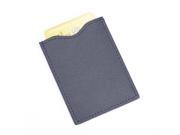 ROYCE Saffiano Genuine Leather RFID Blocking Credit Card Sleeve