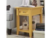 Amby Accent Table with Built In Power Strip