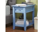 Amby Accent Table with Built In Power Strip