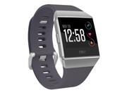 Fitbit Ionic Smartwatch, Blue-Gray/Silver, One Size (S & L Bands Included)