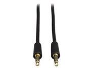 TRIPPLITE Audio Cables 6 Ft Black 3.5 Mm Male; 3.5 Mm Male