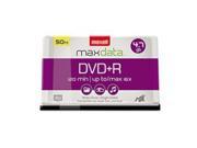 MAXELL Dvd r Discs 4.7gb 16x Spindle Silver 50 pack