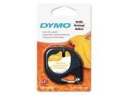 DYMO Letratag Fabric Iron On Labels 1 2 X 6 1 2 Ft White