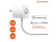 HyperGear Cube Wall Rapid Charger True 2.4A High Power Apple MFI Certified Lightning AC Travel Wall Charger with IntelliQ Technology Regulates Power Swiftly Sa
