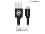 HyperGear Micro USB Charge Sync Flat Cable 3ft Black
