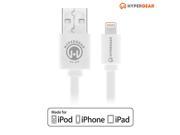 HyperGear MFI Lightning Charge Sync Flat Cable 3ft White