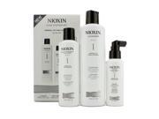 Nioxin System 1 System Kit For Fine Hair Normal To Thin Looking Hair 3pcs