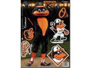 Fathead Baltimore Orioles Mascot The Oriole Bird pack Of 6