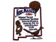 Jenkins New Mexico 2d Magnet State Map Info pack Of 72
