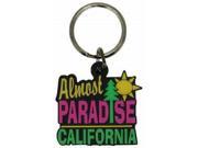 Jenkins California Pvc Keychain Almost Paradise pack Of 72