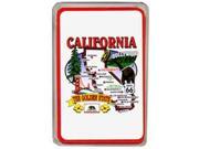 Jenkins California Playing Cards State Map pack Of 96