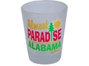 Jenkins Alabama Frosted Shotglass Almost Paradise pack Of 72