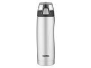 Thermos Vacuum Insulated Hydration Bottle w Meter 18 oz. Stainless Steel