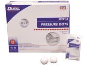 Dukal Pressure Dots 1 Sphere Sterile 2 pc 50 bx 10bx cs pack Of 10