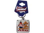 Jenkins Texas Lucite Keychain No Shoes No Shirt pack Of 96