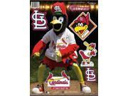 Fathead St. Louis Cardinals Mascot Fred Bird pack Of 6