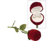 Premium Cubic Zirconia Earrings Long Stem Rose pack Of 100
